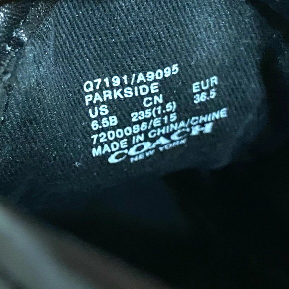 Coach Parkside Ocelot Leopard Print Leather Slip-ons - Picture 11 of 13